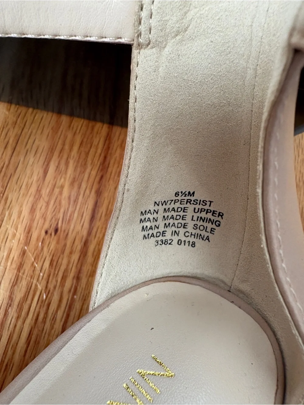 Nine West Beige Ankle-Strap Heeled Sandals